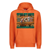 Carrot western nurse glitter leopard sunflowers Premium Hoodie - BarkalooDesign