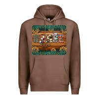 Chestnut western nurse glitter leopard sunflowers Premium Hoodie - BarkalooDesign