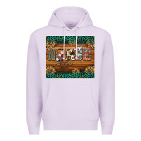 Lilac western nurse glitter leopard sunflowers Premium Hoodie - BarkalooDesign