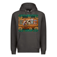Smoke western nurse glitter leopard sunflowers Premium Hoodie - BarkalooDesign
