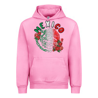 Fuchsia Pink mexico Urban Hoodie - MaliasSmallBusiness