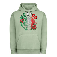 Pigment Oil Green mexico Urban Hoodie - MaliasSmallBusiness