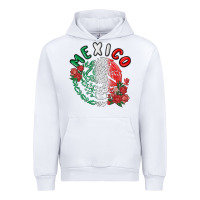 White mexico Urban Hoodie - MaliasSmallBusiness