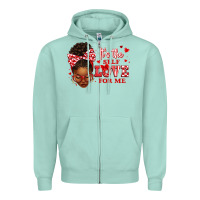 Seafoam sorority colors red and white it's the self love f Zipper Hoodie - texasbilliewilder