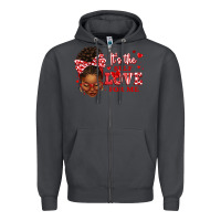 Smoke sorority colors red and white it's the self love f Zipper Hoodie - texasbilliewilder