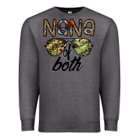 Charcoal Heather nana of both Premium Sweatshirt - CowhideDigitalArt