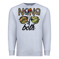Heather Grey nana of both Premium Sweatshirt - CowhideDigitalArt