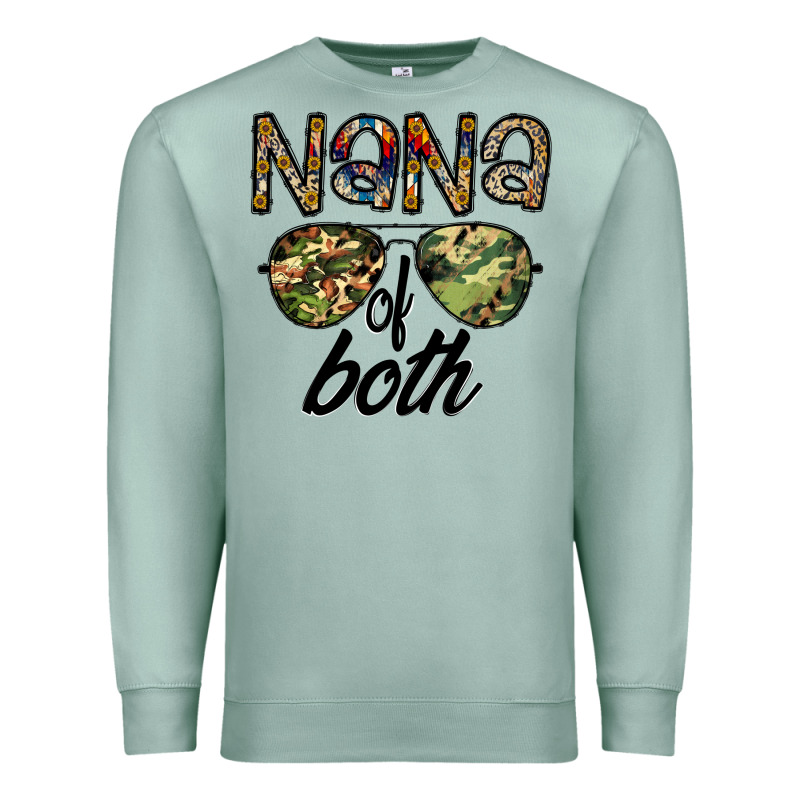 Nana Of Both Premium Sweatshirt by CowhideDigitalArt | Teevron