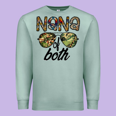 Nana Of Both Premium Sweatshirt Designed By Cowhidedigitalart