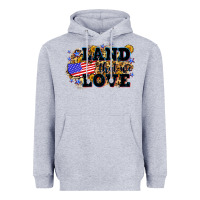 Heather Grey Land that we love 4th of July Heavyweight Hoodie - Neo Western