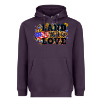 Plum Land that we love 4th of July Heavyweight Hoodie - Neo Western