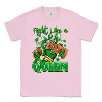 Bubblegum Pink green ribbon liver cancer afro girl sneakers Classic Tee - RanaPortraitStore