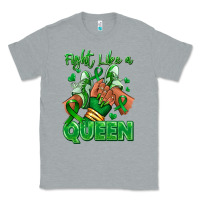 Heather Grey green ribbon liver cancer afro girl sneakers Classic Tee - RanaPortraitStore