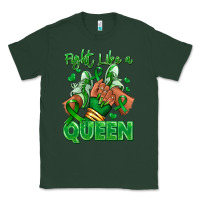 Sports Green green ribbon liver cancer afro girl sneakers Classic Tee - RanaPortraitStore