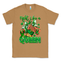 Toasted Coconut green ribbon liver cancer afro girl sneakers Classic Tee - RanaPortraitStore