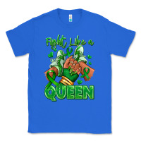 True Royal green ribbon liver cancer afro girl sneakers Classic Tee - RanaPortraitStore