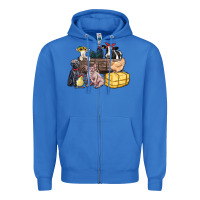 True Royal farm animals wagon Zipper Hoodie - Zillion Design Studio