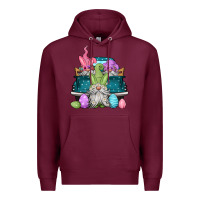 Burgundy easter gnomes farm truck Premium Hoodie - Jasminsmagicworld