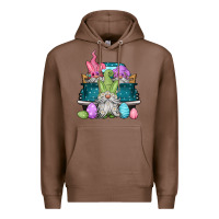 Chestnut easter gnomes farm truck Premium Hoodie - Jasminsmagicworld