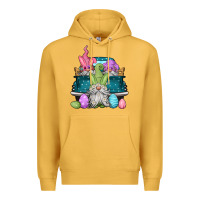 Mustard easter gnomes farm truck Premium Hoodie - Jasminsmagicworld