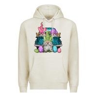 Oatmeal Heather easter gnomes farm truck Premium Hoodie - Jasminsmagicworld