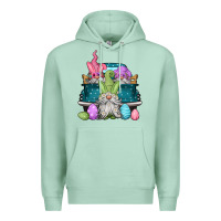 Seafoam easter gnomes farm truck Premium Hoodie - Jasminsmagicworld