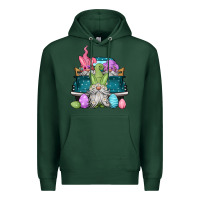 Sports Green easter gnomes farm truck Premium Hoodie - Jasminsmagicworld