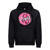 Black fight breast cancer Urban Hoodie - MaliasSmallBusiness