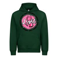 Forest Green fight breast cancer Urban Hoodie - MaliasSmallBusiness