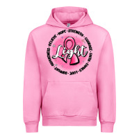 Fuchsia Pink fight breast cancer Urban Hoodie - MaliasSmallBusiness