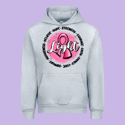 Fight Breast Cancer Urban Hoodie Designed By Maliassmallbusiness