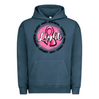 Pigment Midnight Navy fight breast cancer Urban Hoodie - MaliasSmallBusiness