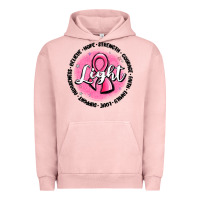 Pigment Salmon fight breast cancer Urban Hoodie - MaliasSmallBusiness