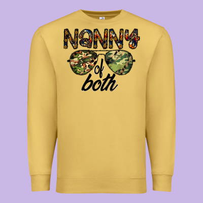Nanny Of Both Premium Sweatshirt Designed By Cowhidedigitalart
