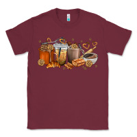 Burgundy cookie coffee cups Classic Tee - texasbilliewilder