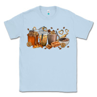Dusty Blue cookie coffee cups Classic Tee - texasbilliewilder