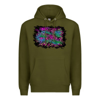 Army Green halloween background Premium Hoodie - RanaPortraitStore