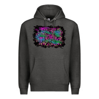 Charcoal Heather halloween background Premium Hoodie - RanaPortraitStore