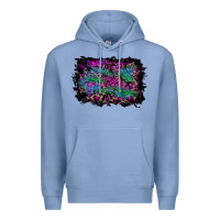 Colony Blue halloween background Premium Hoodie - RanaPortraitStore