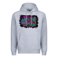Heather Grey halloween background Premium Hoodie - RanaPortraitStore