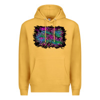 Mustard halloween background Premium Hoodie - RanaPortraitStore
