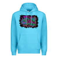 Ocean Blue halloween background Premium Hoodie - RanaPortraitStore