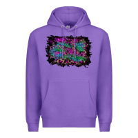 Purple halloween background Premium Hoodie - RanaPortraitStore