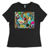 Black teacher mousepad Ladies Tee - BarkalooDesign