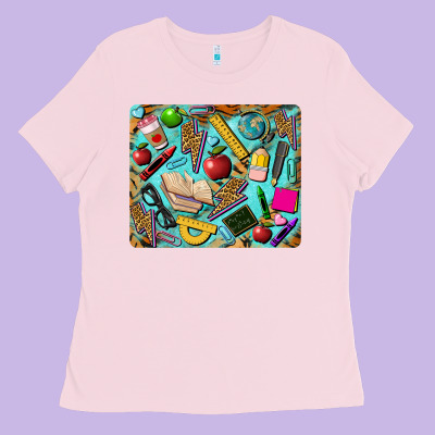 Teacher Mousepad Ladies Tee Designed By Barkaloodesign