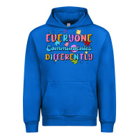 Cobalt everyone communicates differently Urban Hoodie - MaliasSmallBusiness