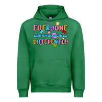 Emerald everyone communicates differently Urban Hoodie - MaliasSmallBusiness