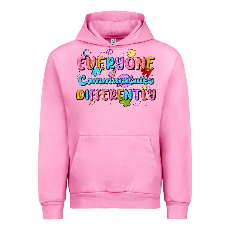 Everyone Communicates Differently Urban Hoodie by MaliasSmallBusiness | Teevron