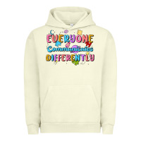 Pigment Pistachio everyone communicates differently Urban Hoodie - MaliasSmallBusiness