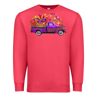 Cardinal mardi gras truck Premium Sweatshirt - FaDigitalArtStudio